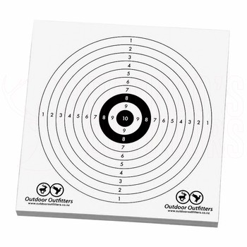 Outdoor Outfitters 50x Paper Targets 140mm x 140mm