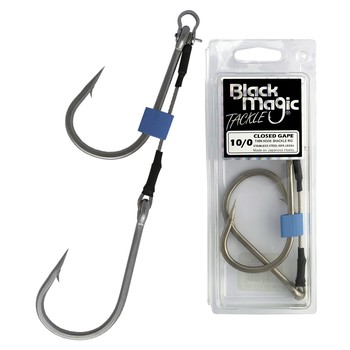 Black Magic Tackle Twin Shackle Rig Closed Gape