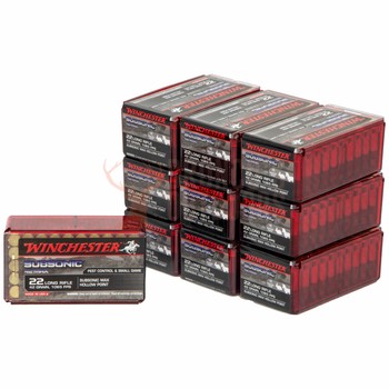 Winchester Subsonic .22LR 42 Max 500 Rounds