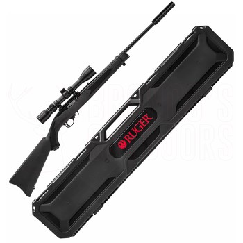 Ruger 10/22 Carbine + Simmons 3-9x40 + Suppressor + Ruger Case