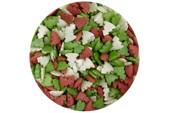 EDIBLE SUGAR CHRISTMAS TREES - 60 GRAM TUB