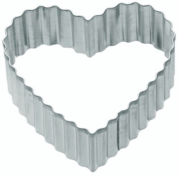 FLUTED HEART COOKIE CUTTER
