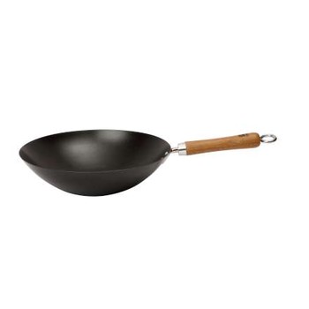WOK - NON STICK CARBON STEEL 30CM/12" - SCHOOL OF WOK