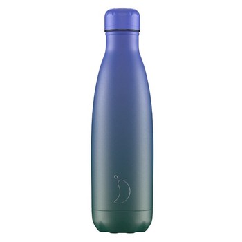 CHILLY'S 500ML GRADIANT GREEN BLUE BOTTLE