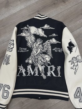 Amiri Angel Varsity Jacket Black • Pre-Owned [4158] - view 2