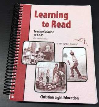 CLE Reading 1, TEACHER'S GUIDEBOOK, Learning to Read Series 106-110 (Sunris
