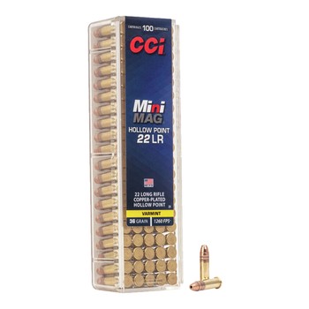 CCI .22LR Mini Mag 36gr HP 300 Rounds