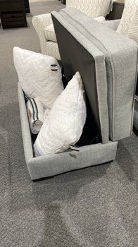 Bowie Fog Storage Ottoman