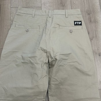 Fuck The Population (FTP) Orange Logo Tape Work Pants • Pre-Owned [1616] - view 6