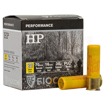Fiocchi 20g HP 2 3/4" 30 Gm 5 Shot Lead