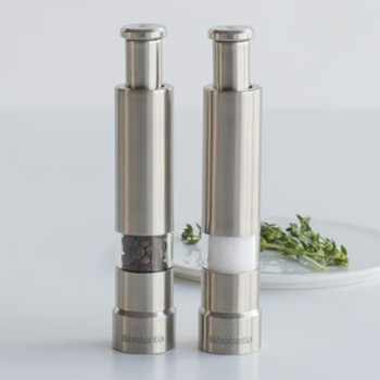 BRABANTIA SALT & PEPPER GRINDERS - SET OF 2