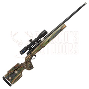 Howa 1500 6.5 PRC Carbon Heavy Barrel + GRS Laminated Hybrid Hunter Green Camo & Zeiss Conquest V4 4-16x44 Reticle 20