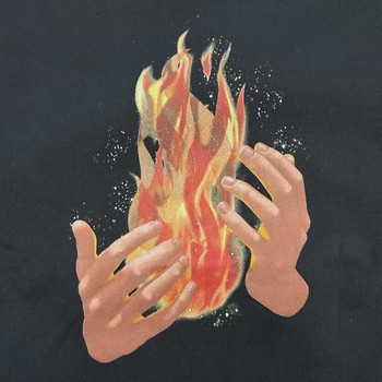 OFF-WHITE c/o 2018 Fire Hands Sweatshirt • Pre-Owned [1555] - view 7
