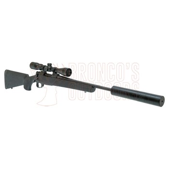 Howa 1500 Black Stock 7mm-08 Rem 20" + Nikko Stirling GamePro 3-9x40 Scope + Ghost Modular Suppressor