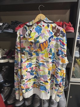 Bape Shark Zip Up Multi Color 2XL • Pre-Owned [0944] - view 2