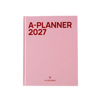 A-Planner Agenda 2027 - Roze linnen