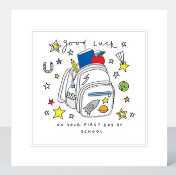 Rachel Ellen - Pocket Rocket - Good Luck 1st Day/ Rucksack Boy - ROCK04