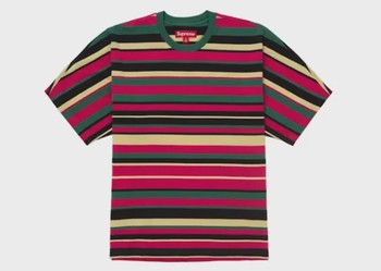 Supreme Intarsia S/S Top (SS25) Stripe • Brand New [0935] - view 2