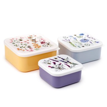 NECTAR MEADOWS LUNCH BOXES - SET OF 3