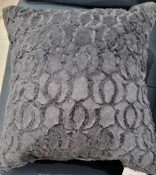 20" Square Faux Fur Pillow
