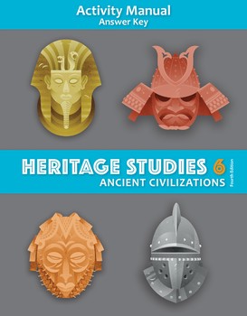 BJU HERITAGE STUDIES 6 ACTIVITY MANUAL  Key 4TH ED