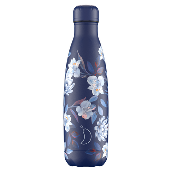 CHILLY'S 500ML FLEURS BLEUES BOTTLE