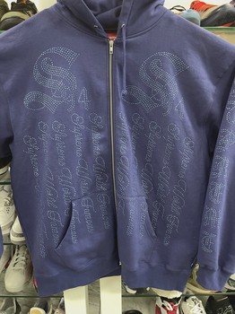 Supreme rhinestone zip up • Brand New [8626] - view 5
