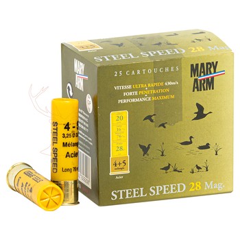 Mary Arm steel Speed Magnum 20ga 3" 4+5 Shot