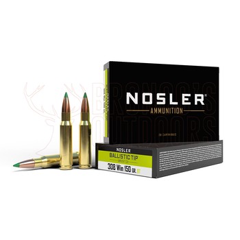 Nosler .308 150Gr Ballistic Tip Pkt 20