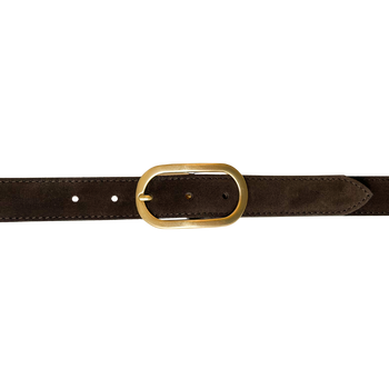 Luna bold belt - Brown gold