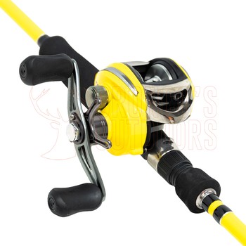 Tica Tactica-Y 662 Jig Rod + Tactica LCX100 Baitcasting Reel Yellow