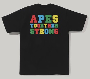 Bape Colors College ATS Tee Black • Brand New [5477] - view 2