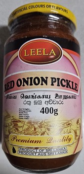 Leela Red Onion Pickle 400g