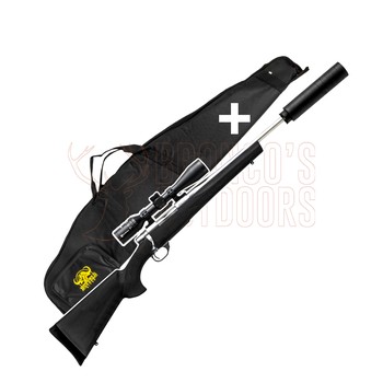 Howa Mini Stainless Steel 20" Threaded Black 6.5 Grendel + Panamax 3-9x40 Scope + Sonic Suppressor + Rifle Bag