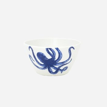 BATELA BLUE OCTOPUS SMALL CERAMIC BOWL