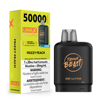 Level X Flavour Beast G2 Ultra 50K Pod - Frizzy Peach Iced