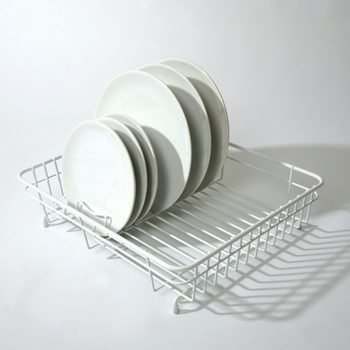 MEDIUM DISH DRAINER - WHITE