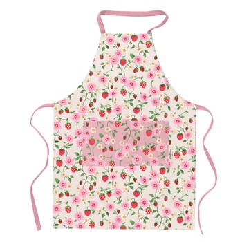CATH KIDSTON STRAWBERRY COTTON APRON