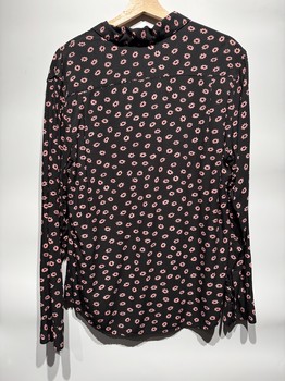 Supreme Flowers L/S Rayon Shirt Black - view 2