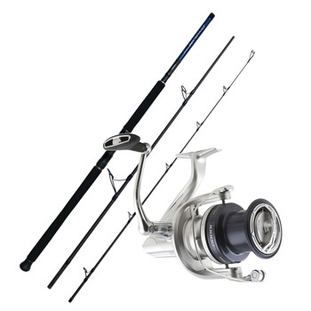 Shimano Dynaflare Fishing Rod 9'6" 10-15kg + Shimano Aerlex 10000XSB Fishing Reel
