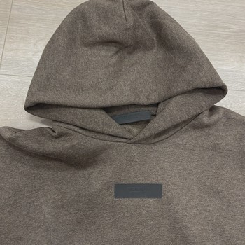FEAR OF GOD ESSENTIALS front logo patch hoodie • Pre-Owned [6792] - view 2
