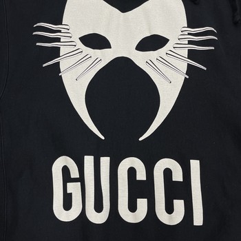 Gucci Manifesto mask logo hoodie - Pre-Owned - view 2