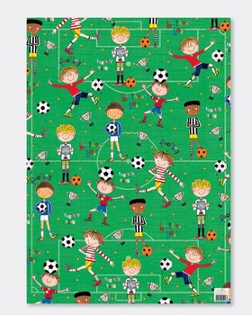 Rachel Ellen - Gift Wrap Football - WP102 (D)