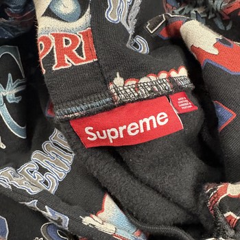 Supreme Flash Zip Up Hooded Sweatshirt • Pre-Owned [9720] - view 4