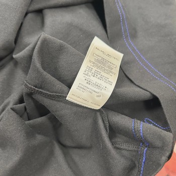 Burberry  Logo Embroidered Cotton Tee Black • Brand New [2648] - view 6