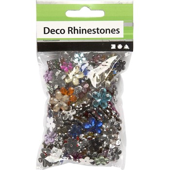 Creative Craft Rhinestones Flowers Assorted