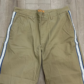 Fuck The Population (FTP) Gray/Blue Logo Tape Work Pants  • Pre-Owned [9047] - view 2