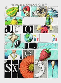SIMON DREW CARD - SPOT THE CHEF