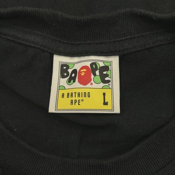 BAPE 1st Camo Shark Tee 'Black/Yellow' • Pre-Owned [5842] - view 3