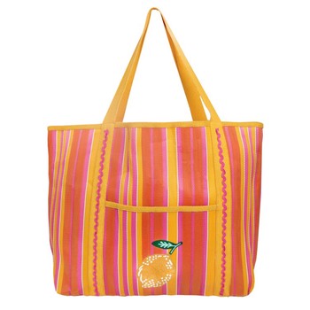 RECYCLED PLASTIC TOTE BAG -LEMON